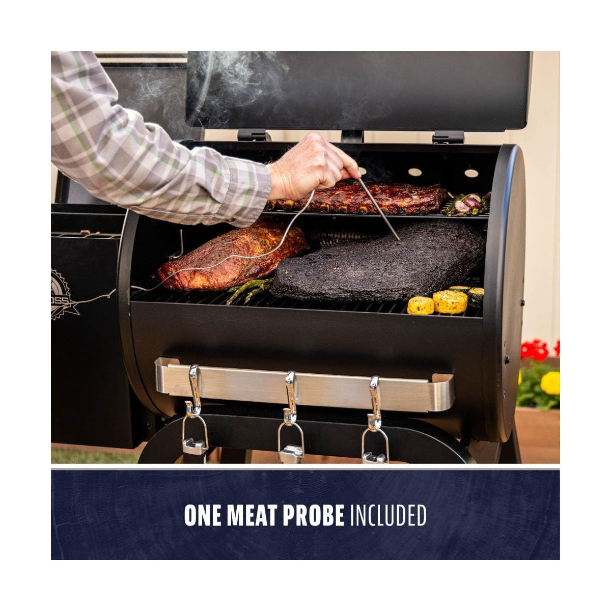 Pit Boss 500 Carbon Series Wood Pellet Grill & Smoker, 543 Sq. In., Black
