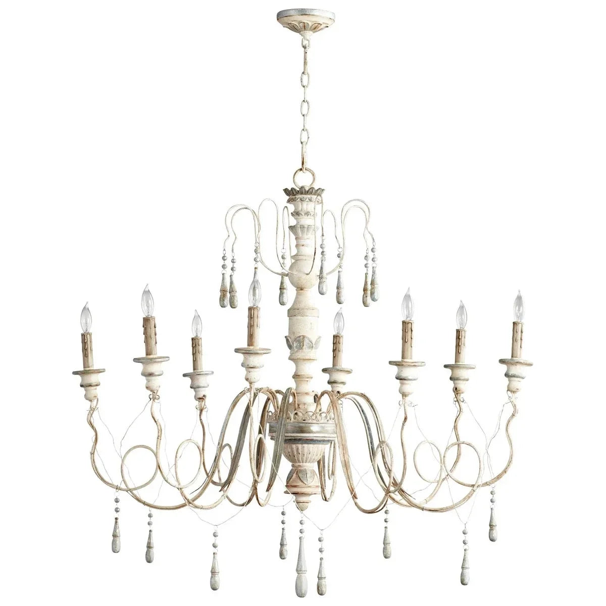 Cyan Design Chantal Chandlier 8-Light | Parisian Blue 05714
