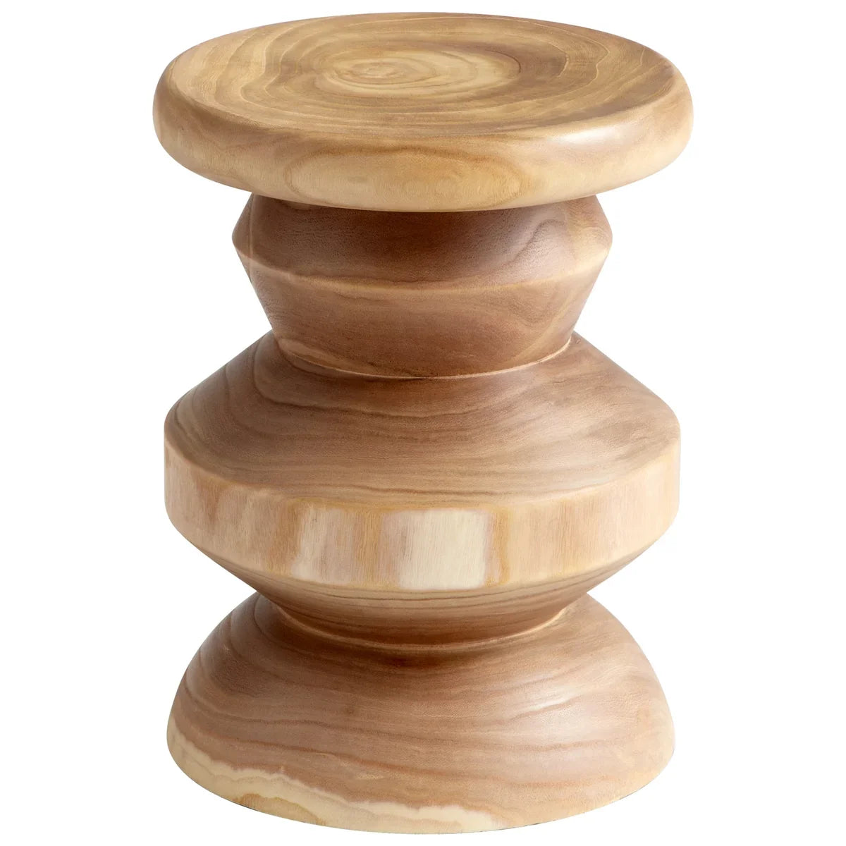 Cyan Design Summer Swirl Stool | Walnut 05984