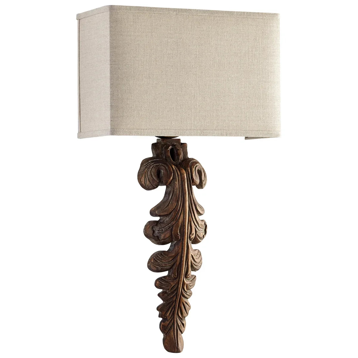 Cyan Design Soren Wall Sconce | Limed Gracewood 07684