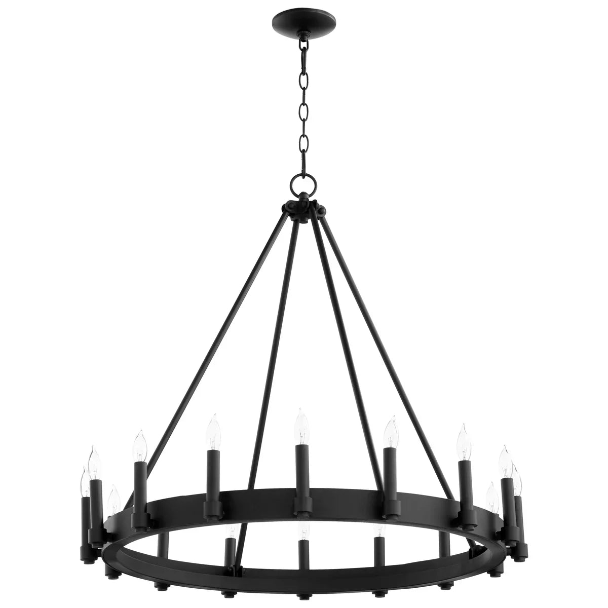 Cyan Design Laramie Chandelier | Noir - Medium 10385