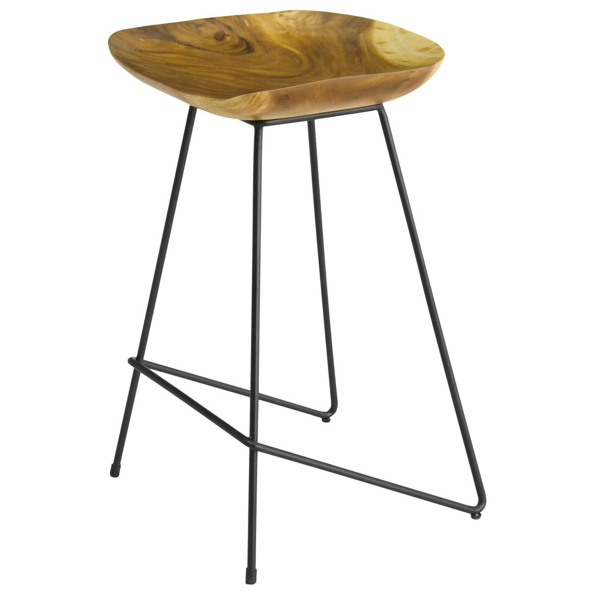 New Pacific Direct Naya Trembesi Counter Stool 1210010
