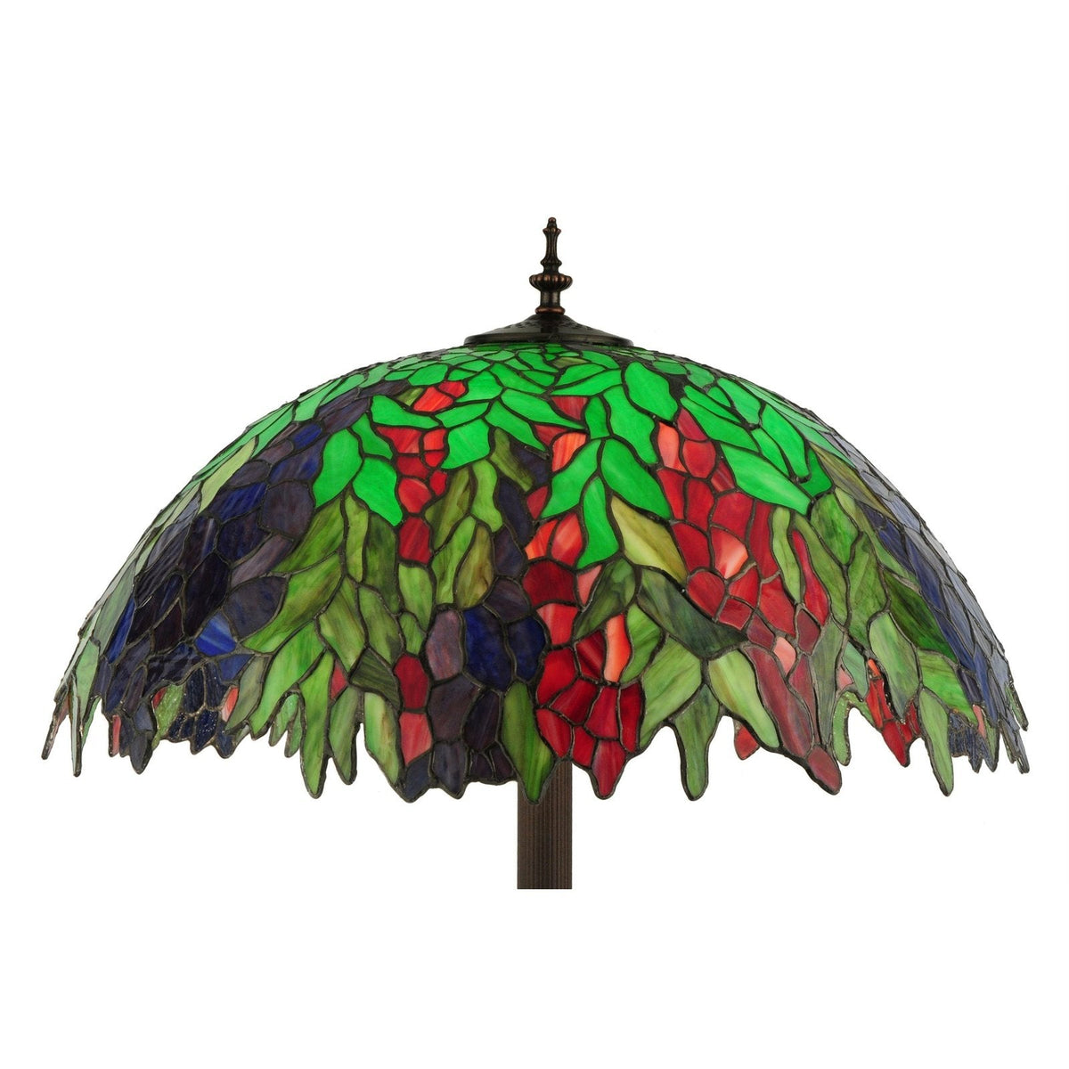 Meyda 63" Tiffany Green Honey Locust Floor Lamp