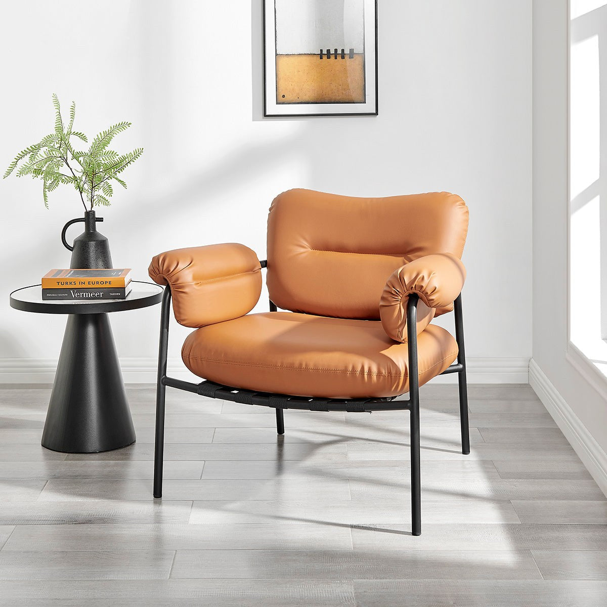 New Pacific Direct Gaby PU Accent Arm Chair 1240024-583