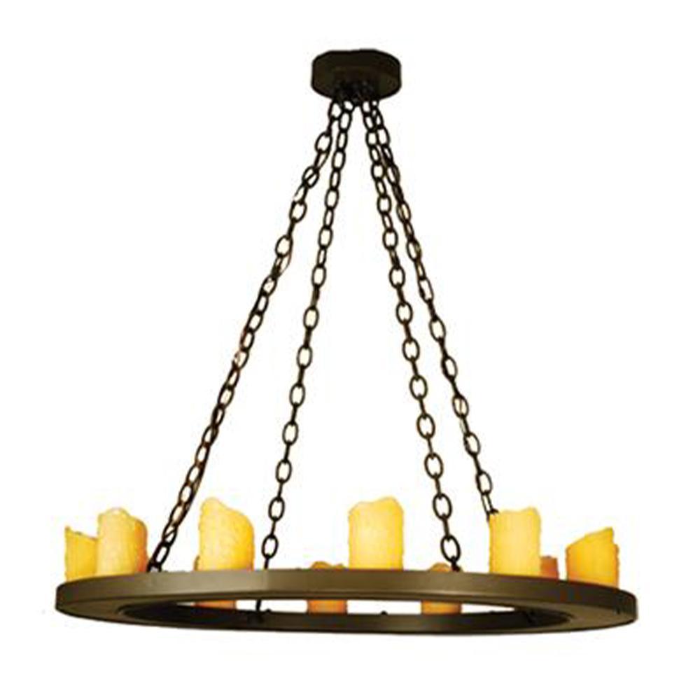 Meyda 36" Wide Loxley 12 LT Chandelier