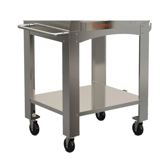 WPPO Type 201 Stainless Steel Cart for Karma 42 Oven WKCT-3S