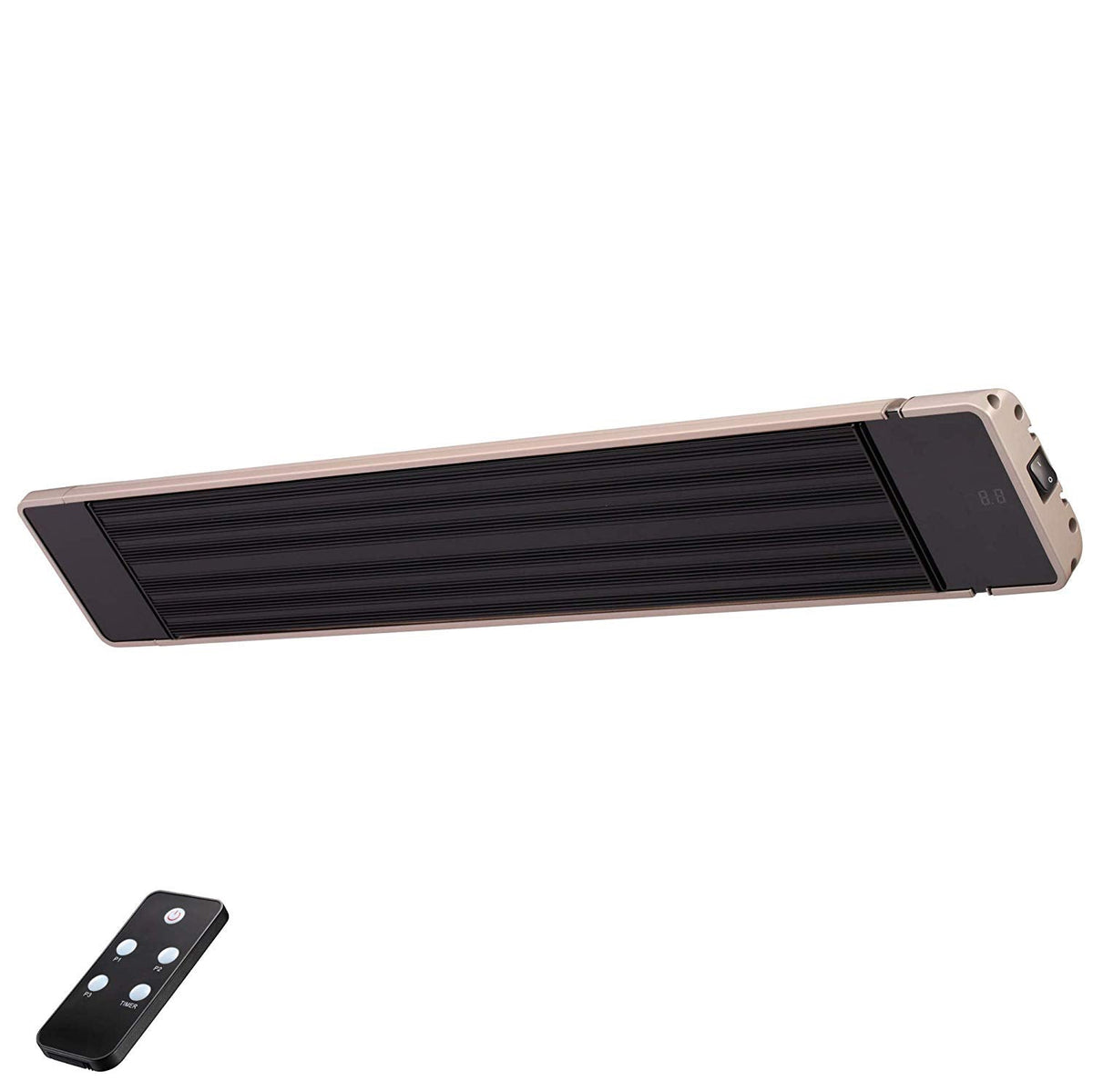 RADtec 72" Weather Resistant Zero Light Patio Heater X33-IR-RAD-HET