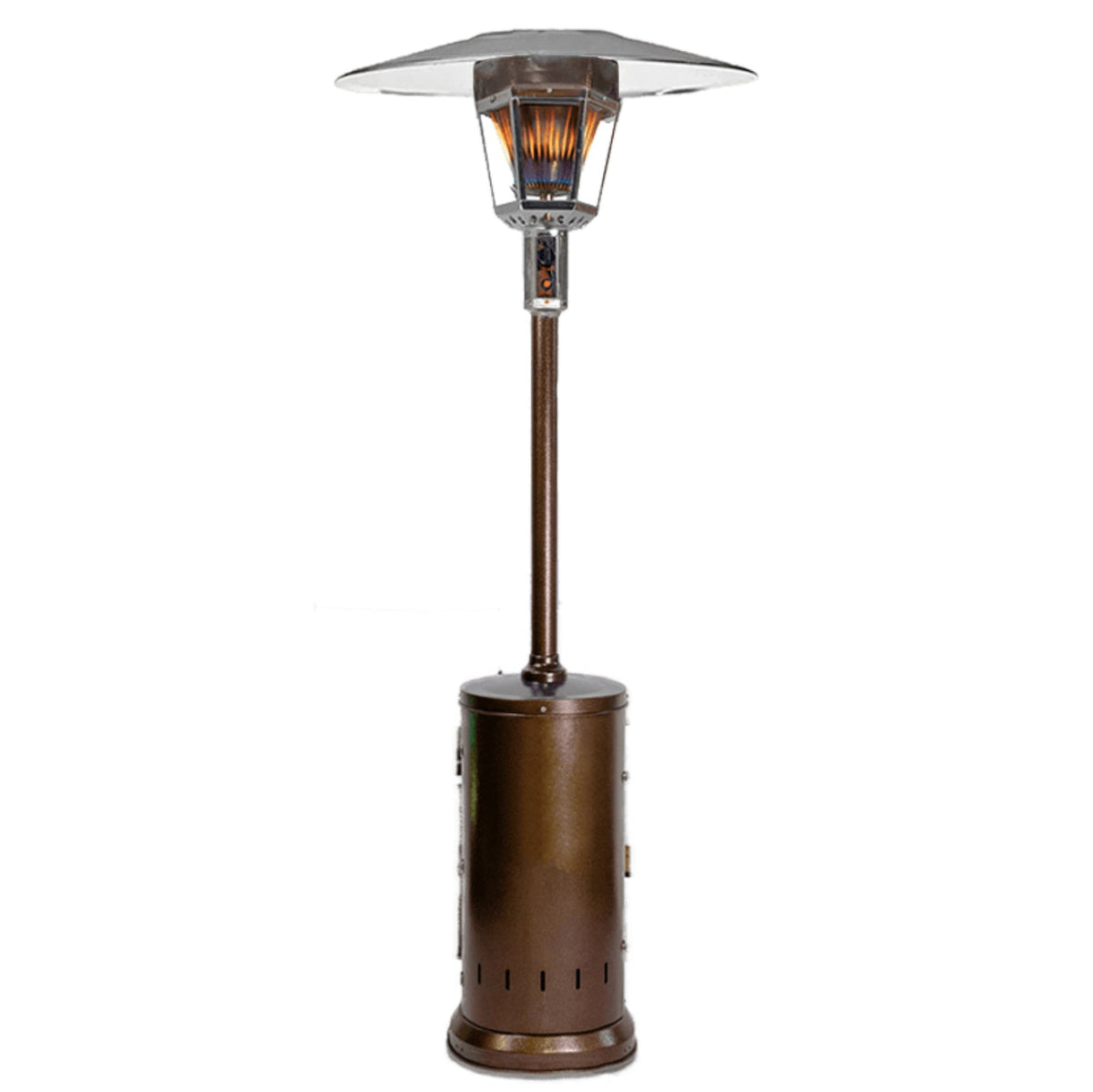 RADtec 96" Real Flame Natural Gas Patio Heater - Antique Bronze Finish