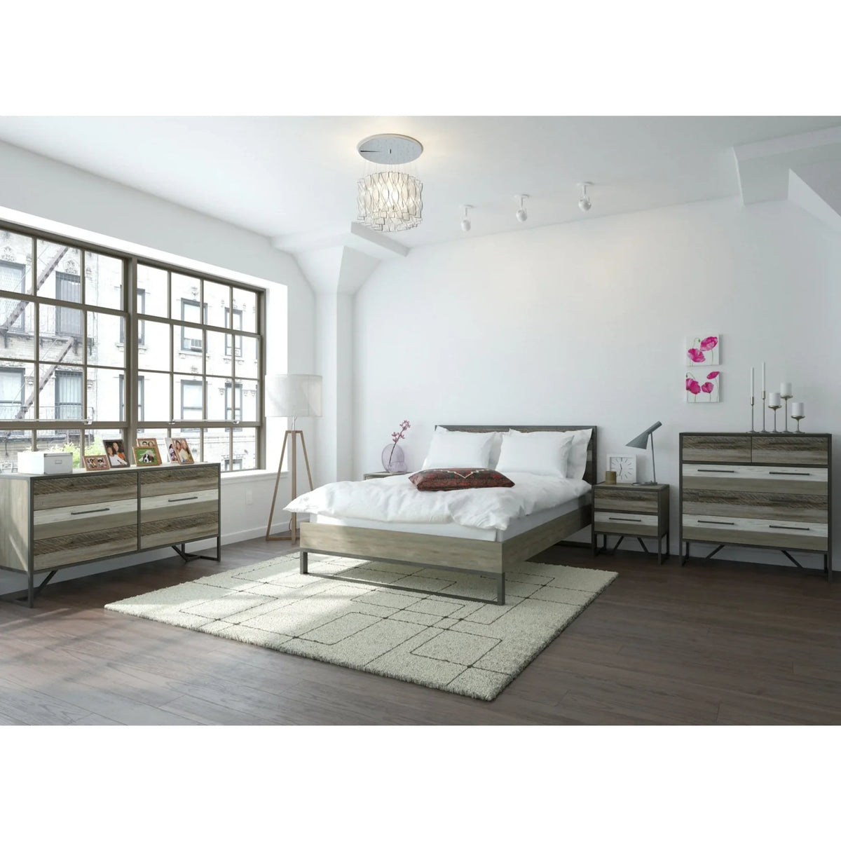 LH Imports Metro Havana King Bed MHB001KS