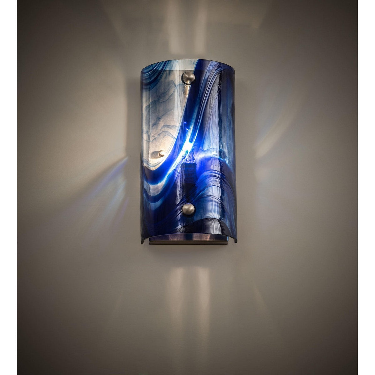Meyda 5" Wide Curacao Swirl Wall Sconce