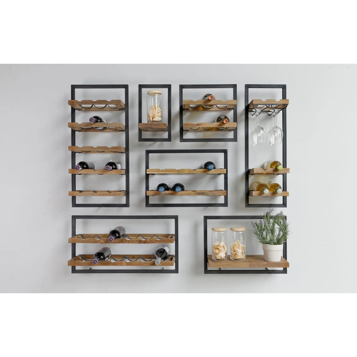 LH Imports D-Bodhi Wine Rack 15 Bottles - Type E (1/box) DBA93