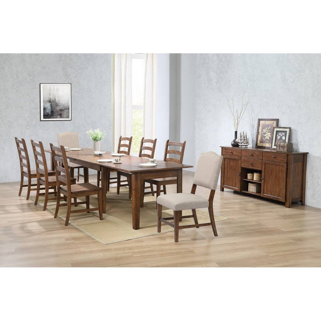 Sunset Trading Simply Brook 10 Piece 134" Rectangular Extendable Dining Set