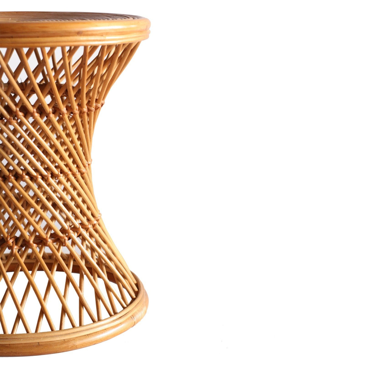 New Pacific Direct Kirby Rattan Round Stool 2400045-CB