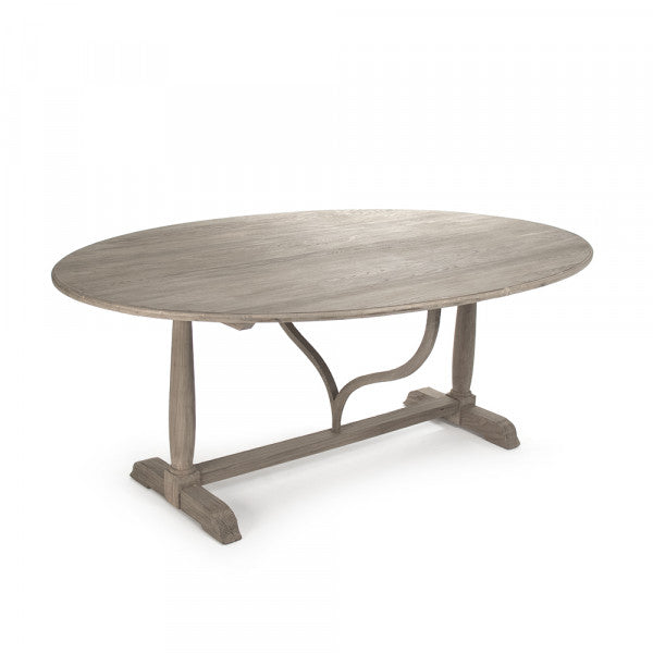 Zentique Arek 80'' Solid Wood Trestle Dining Table LI-SH11-25-71