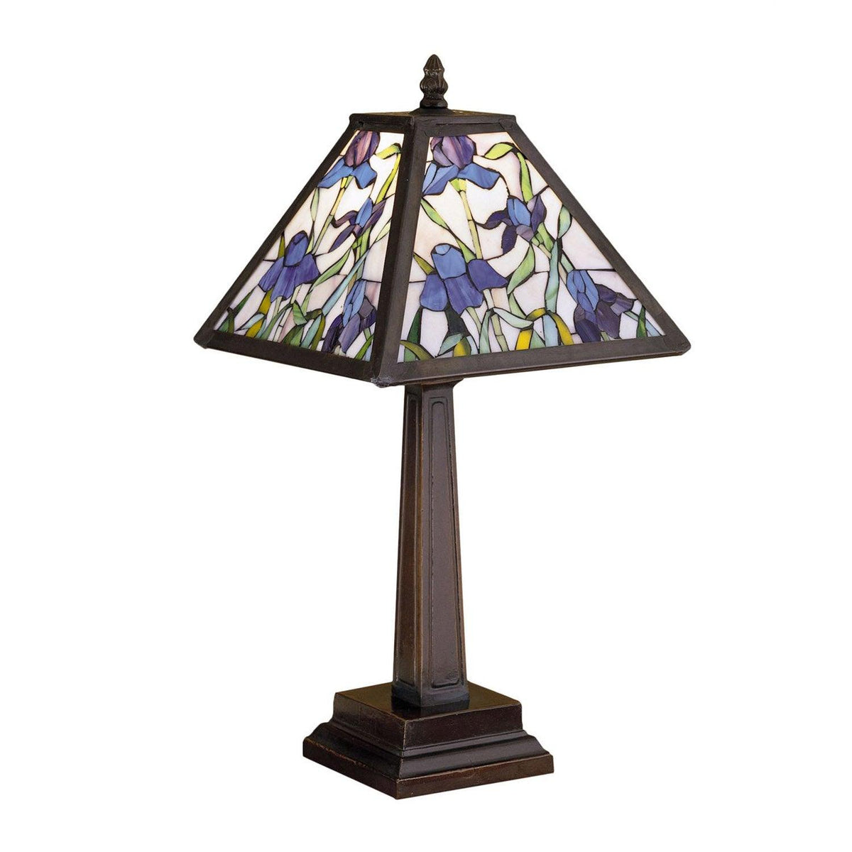 Meyda 19"H Mosaic Iris Accent Lamp