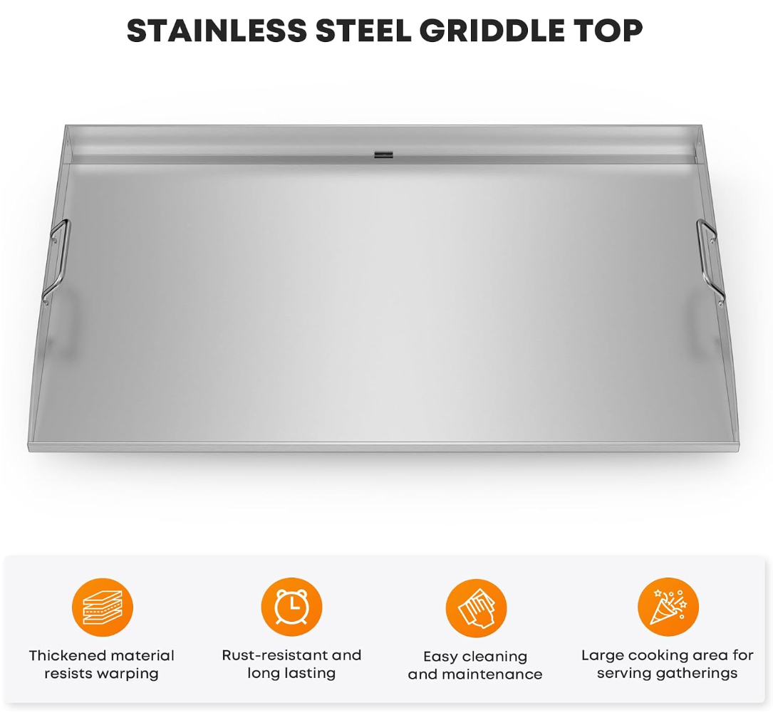 Stanbroil 36-Inch Stainless Steel Replacement Griddle Top for Blackstone