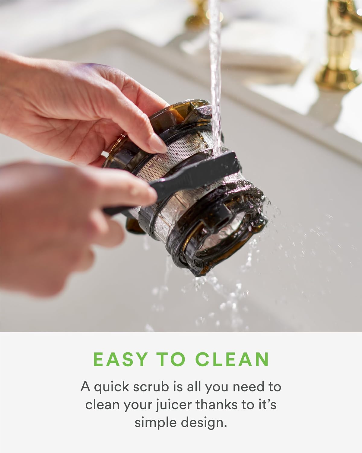 NAMA Cold Press Juicer - Hands-Free Self-Feeding Hopper with 15-Year Warranty - J2