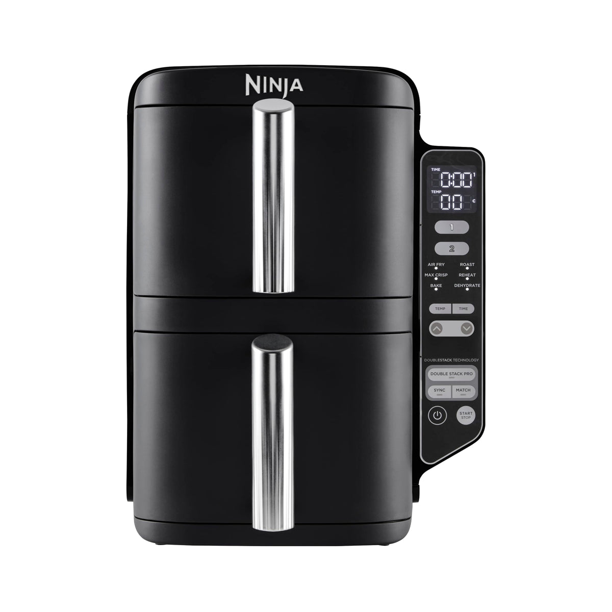 Ninja Double Stack 2-Drawer Air Fryer 7.6L SL300UK, Black