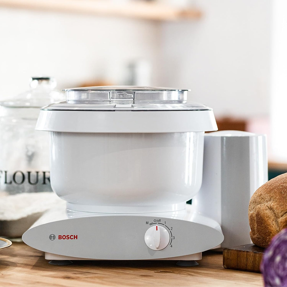 Bosch Universal Plus Stand Mixer with NutriMill Baker's Pack - 500W Motor & 6.5 Qt Bowl