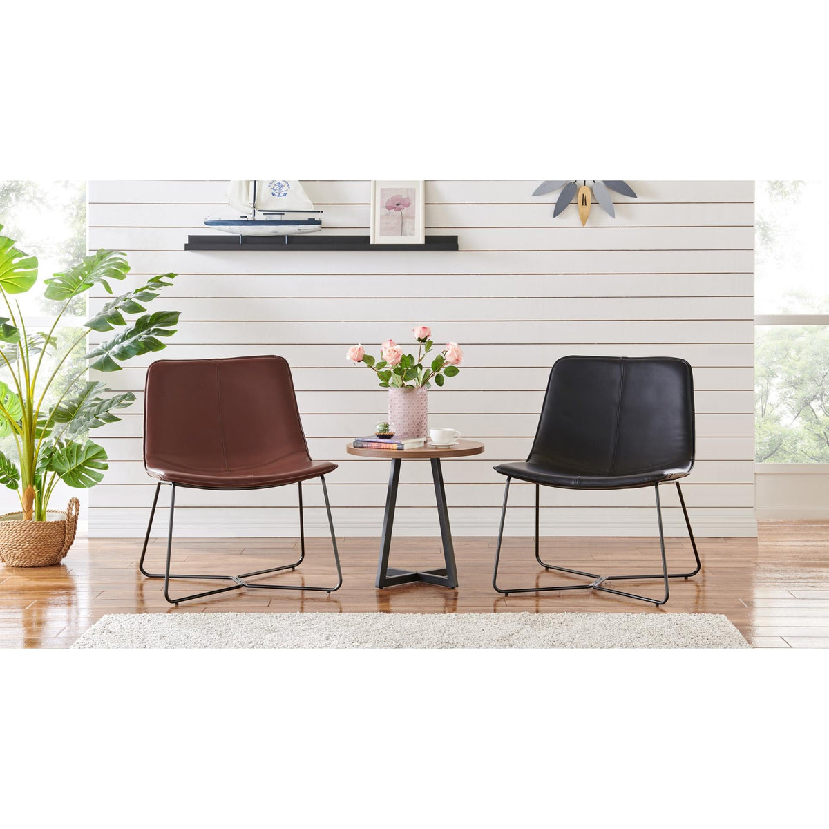 New Pacific Direct Zuma PU Leather Accent Chair 9300077-533