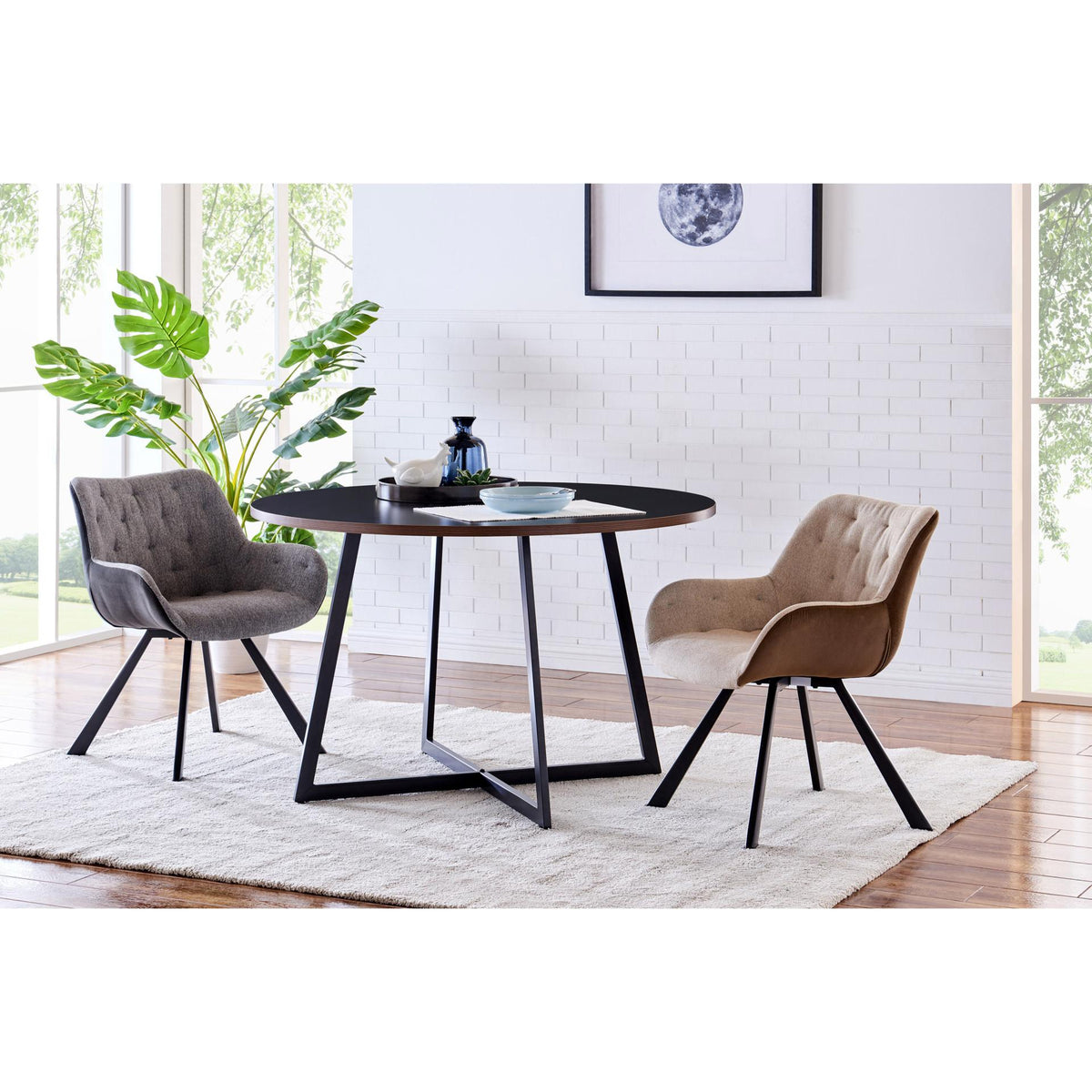 New Pacific Direct Courtdale 41" Round Table 9300080-547