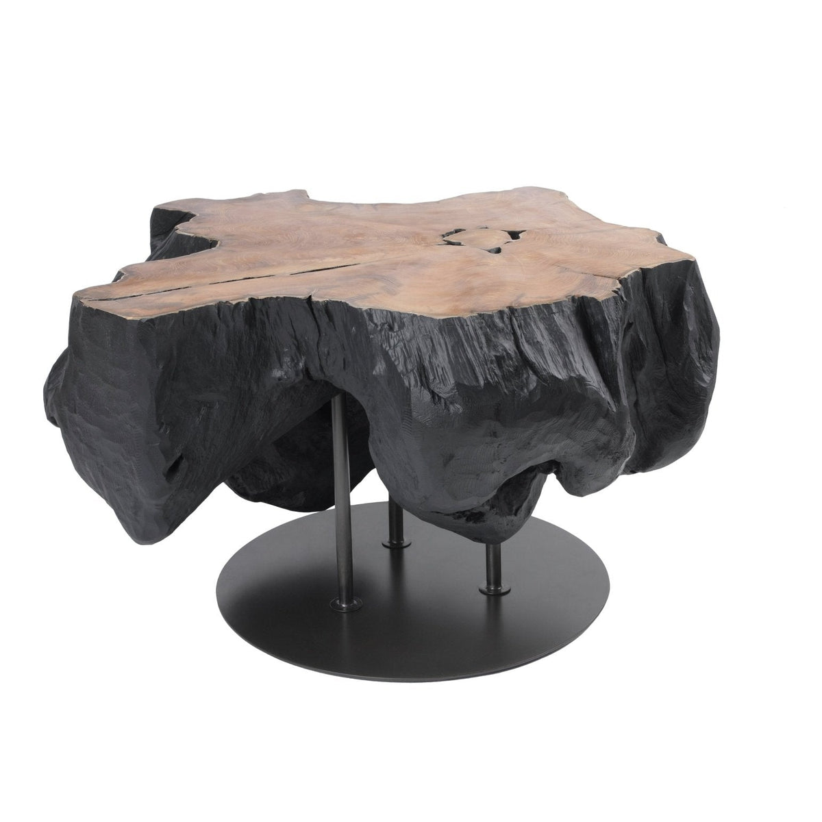 New Pacific Direct Lenna 31.5" Recycled Teak Root End/ Coffee Table 9600039