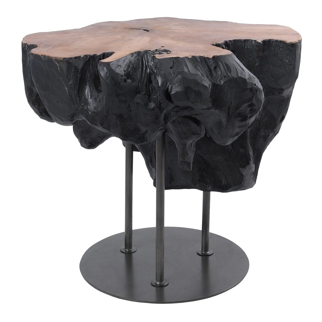 New Pacific Direct Lenna 24" Recycled Teak Root End/ Coffee Table 9600040