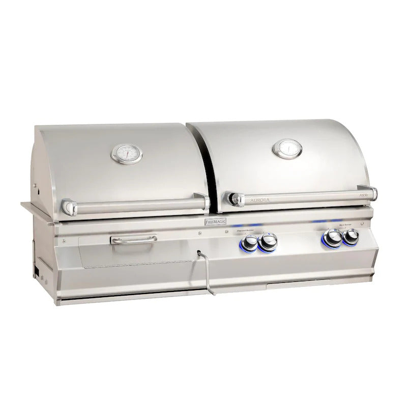 Fire Magic Aurora A830i 46-Inch Built-In Gas/Charcoal Combo BBQ Grill