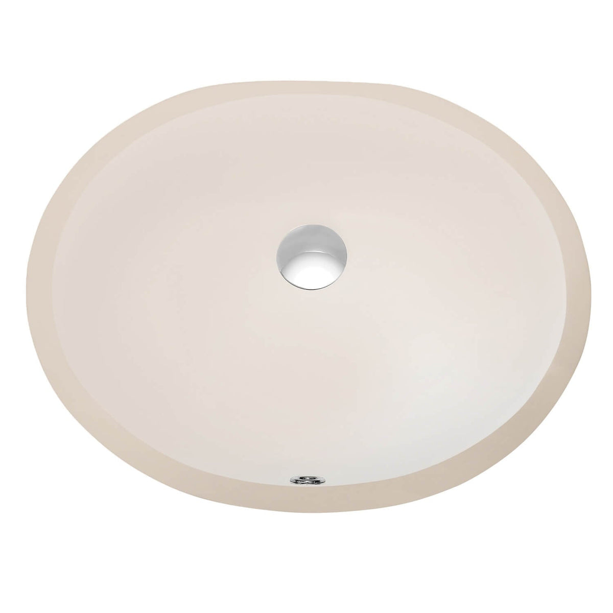 Blossom Undercounter Basin -Biscuit 17″ X 14″ Oval – C09 1714B