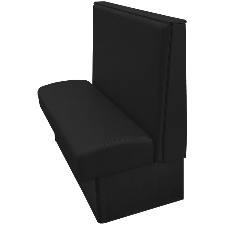Oak Street Manufacturing Single 72" x 42" Cornell Vinyl/Upholstered Booth
