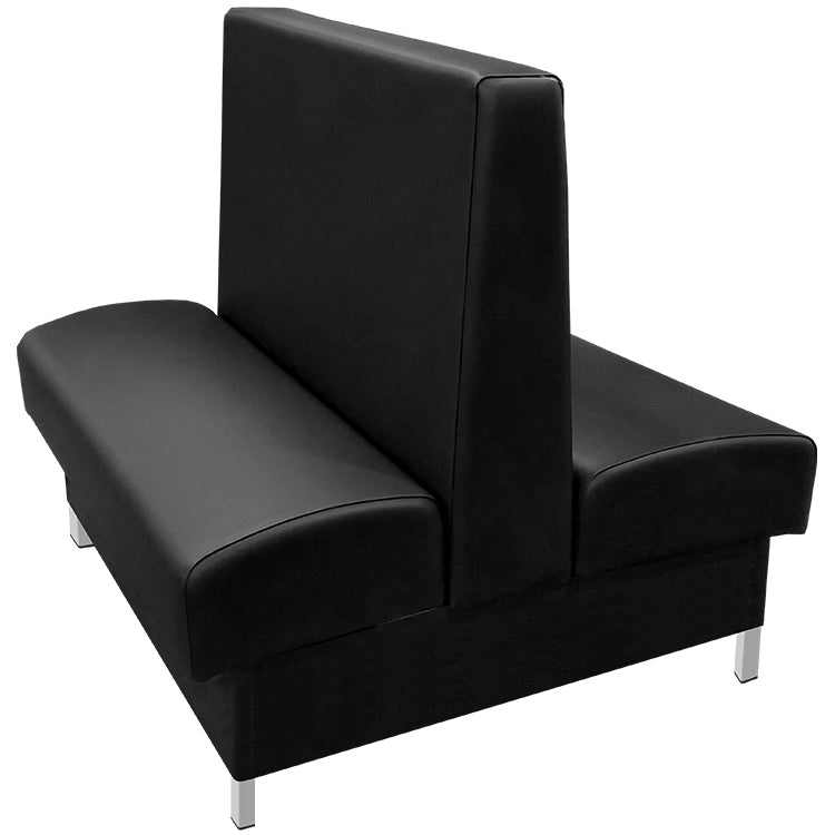 Oak Street Manufacturing Double 72" x 42" Grove Vinyl/Upholstered Booth