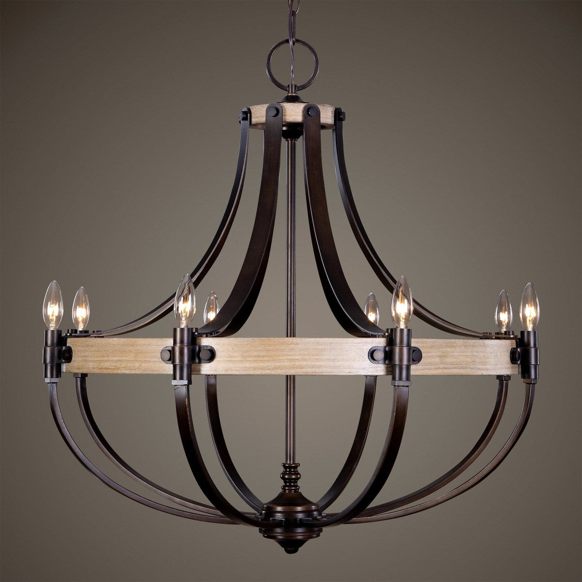 Uttermost Dubois 8 Light Chandelier 21329