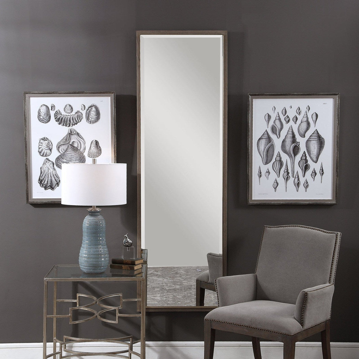 Uttermost Kian Wooden Dressing Mirror 09583