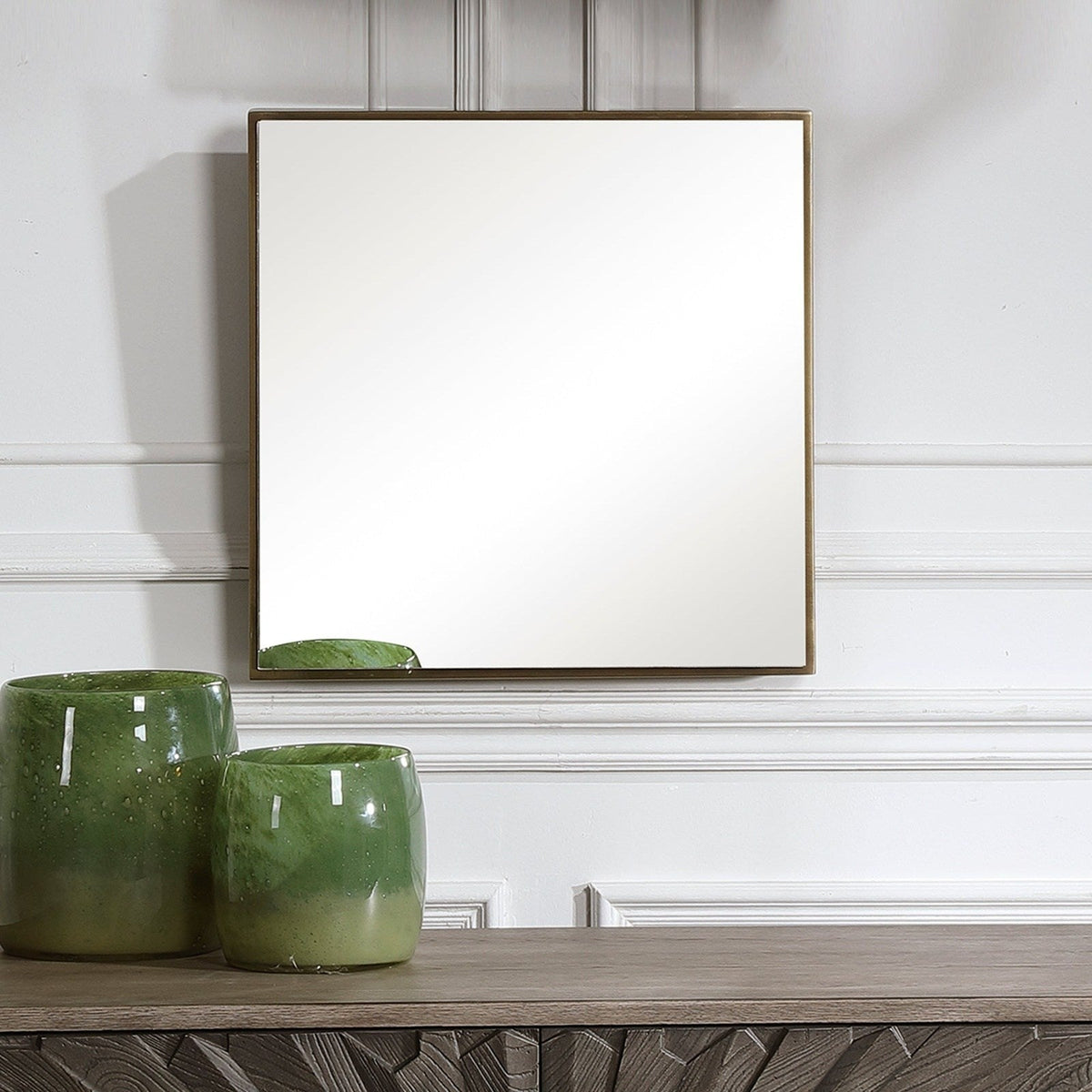 Uttermost Balmoral Modern Square Mirror 09686
