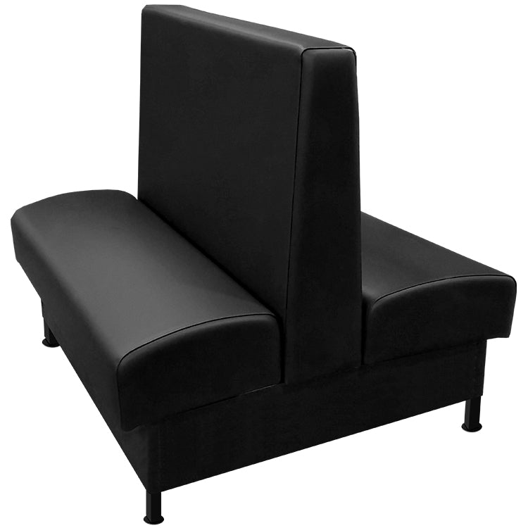 Oak Street Manufacturing Double 60" x 42" Morley Vinyl/Upholstered Booth