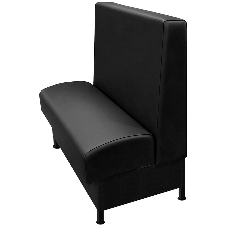 Oak Street Manufacturing Single 84" x 42" Morley Vinyl/Upholstered Booth