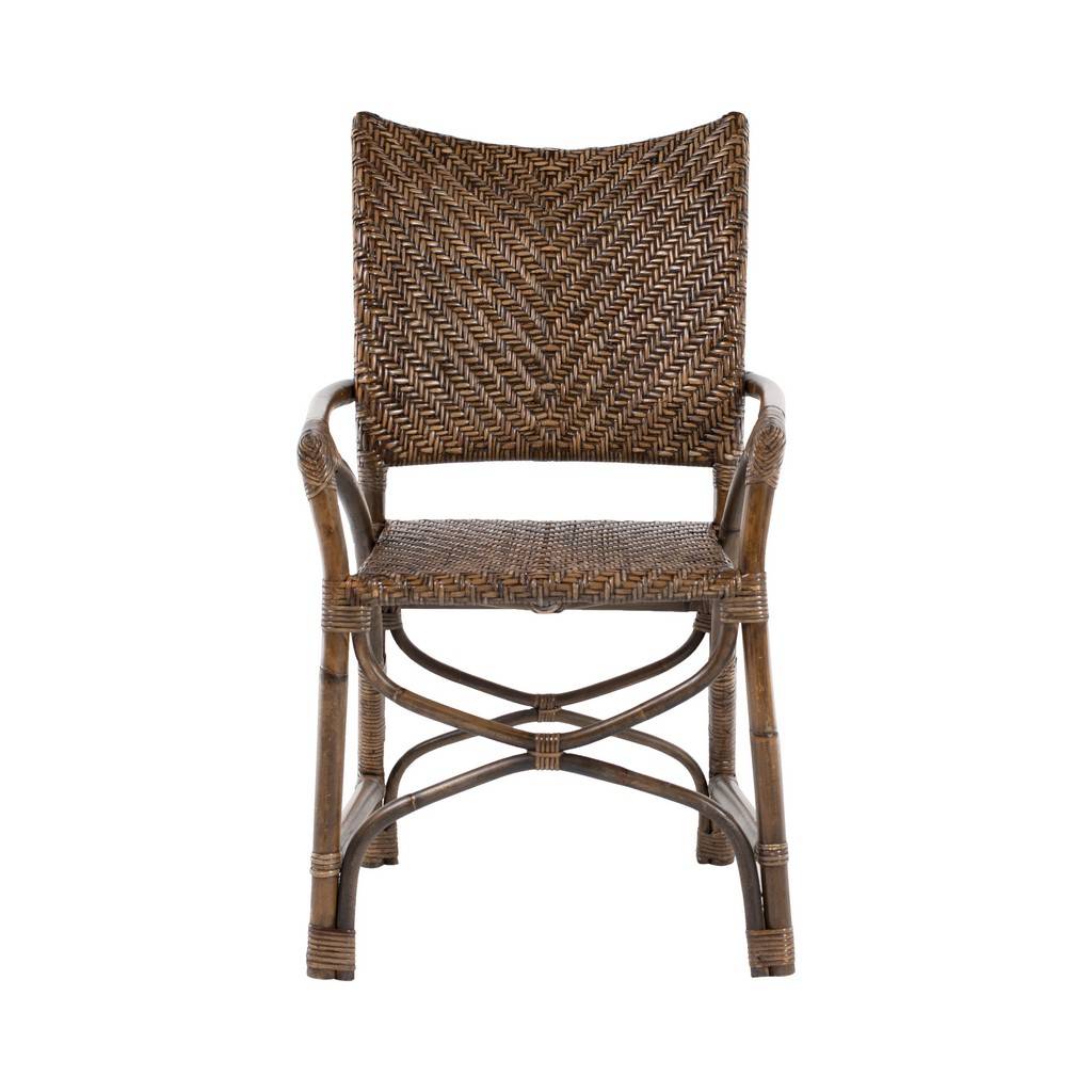 NovaSolo Wickerworks Countess Chair, Rustic - (Set of 2) CR49