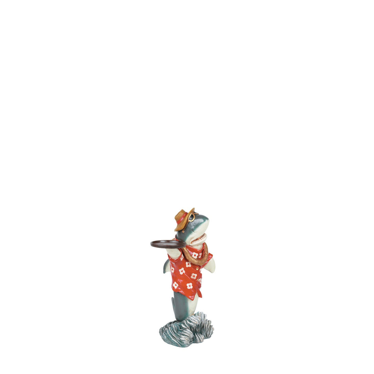 RAM Outdoor Décor 16" H Mini Shark Waiter ODR361-M