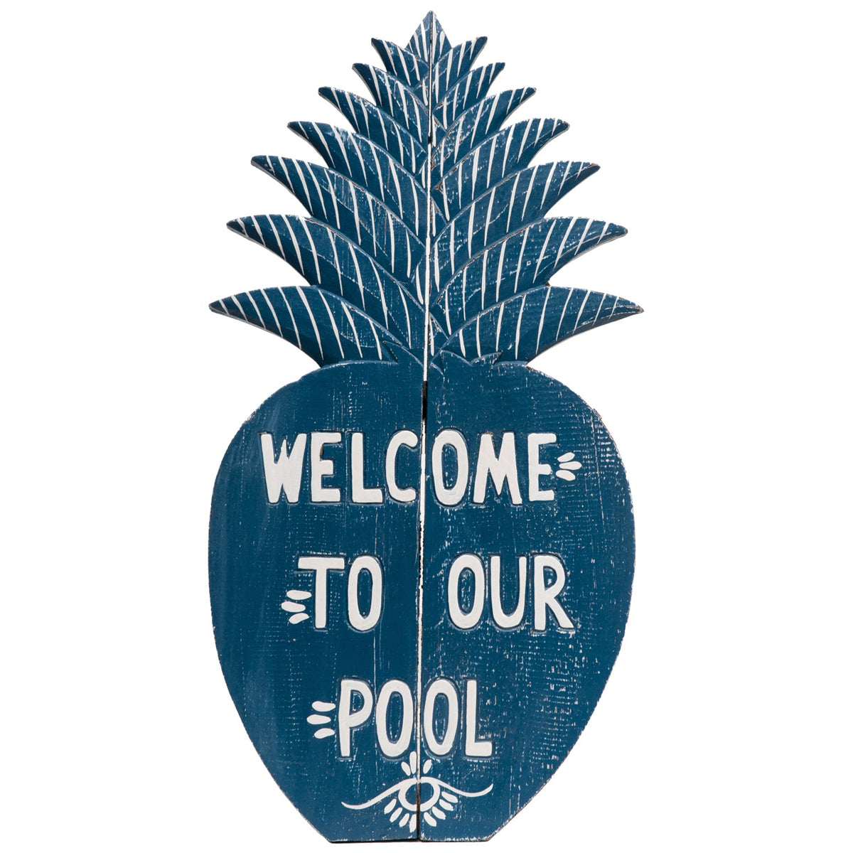 RAM Outdoor Décor Welcome To Our Pool Pineapple ODR757