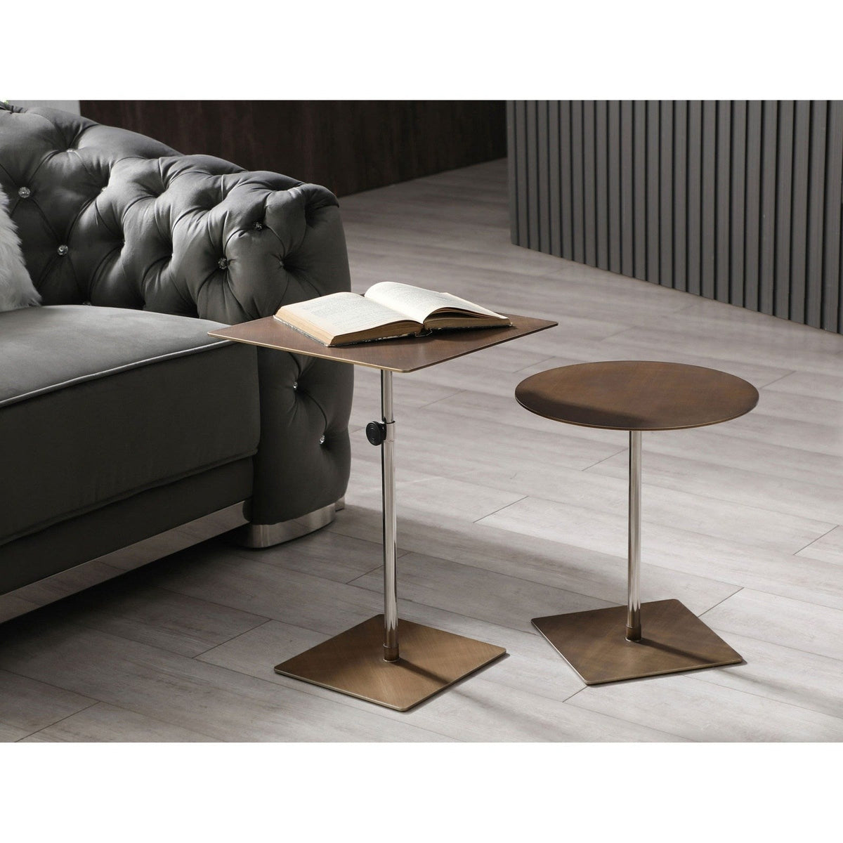 Whiteline Modern Living Marley Round Side Table