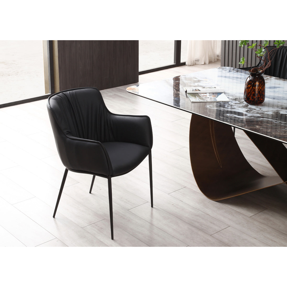 Whiteline Modern Living Tiffany Dining Armchair