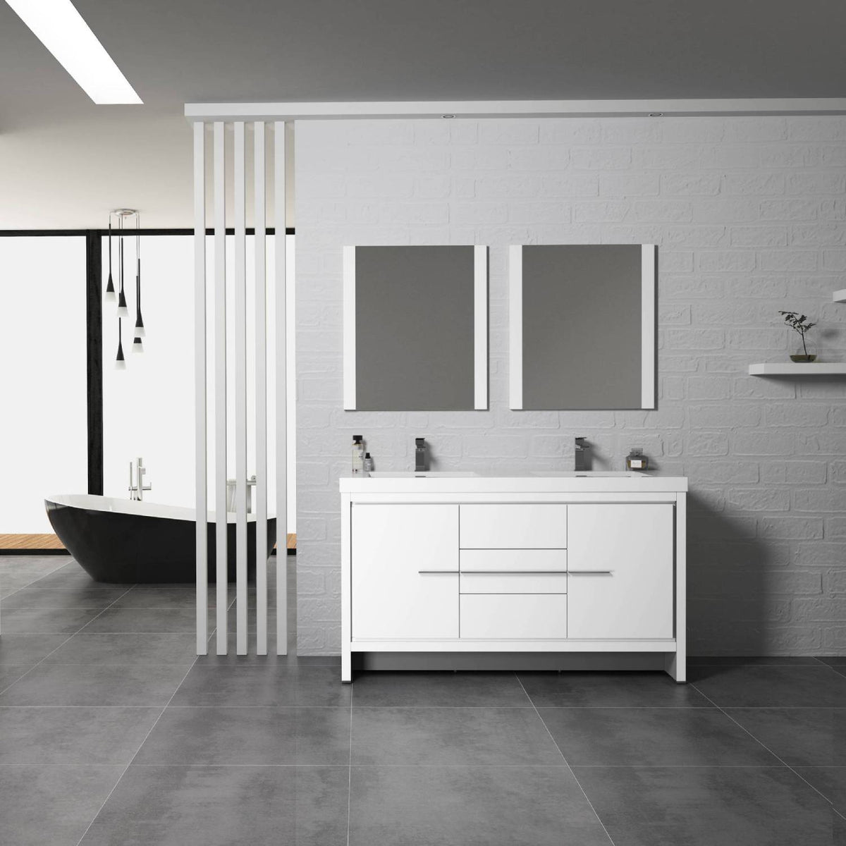 Blossom Milan 60 Inch Bathroom Vanity