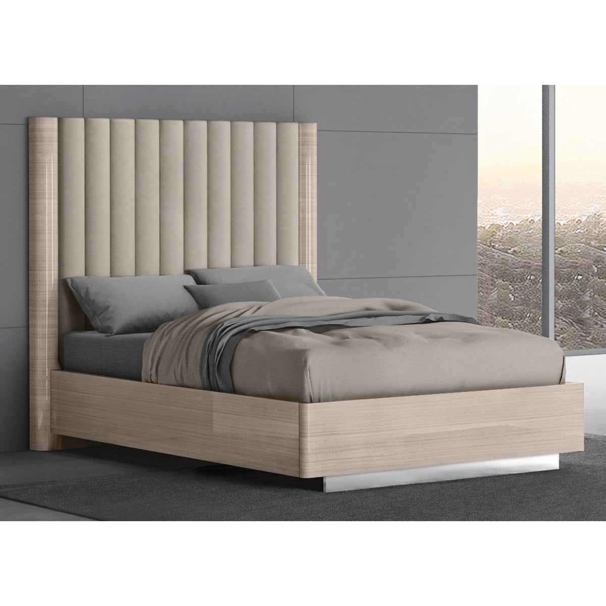 Whiteline Modern Living Waves Full Bed
