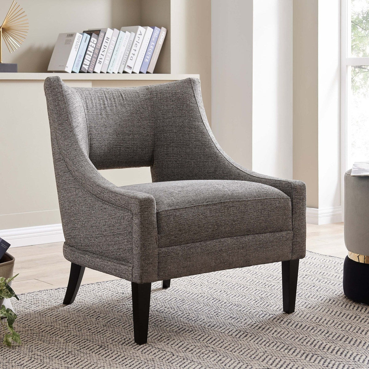 New Pacific Direct Eugene Fabric Accent Chair 9900054-331