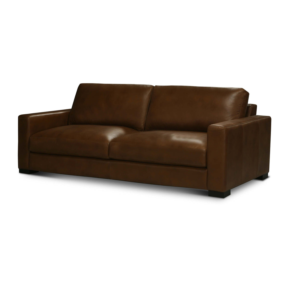 GTR Vancouver 90" Wide Upholstered Sofa, Portofino Cinnamon
