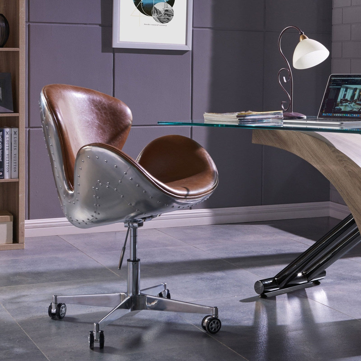 New Pacific Direct Duval Swivel Office Chair 633035P-D1-AL