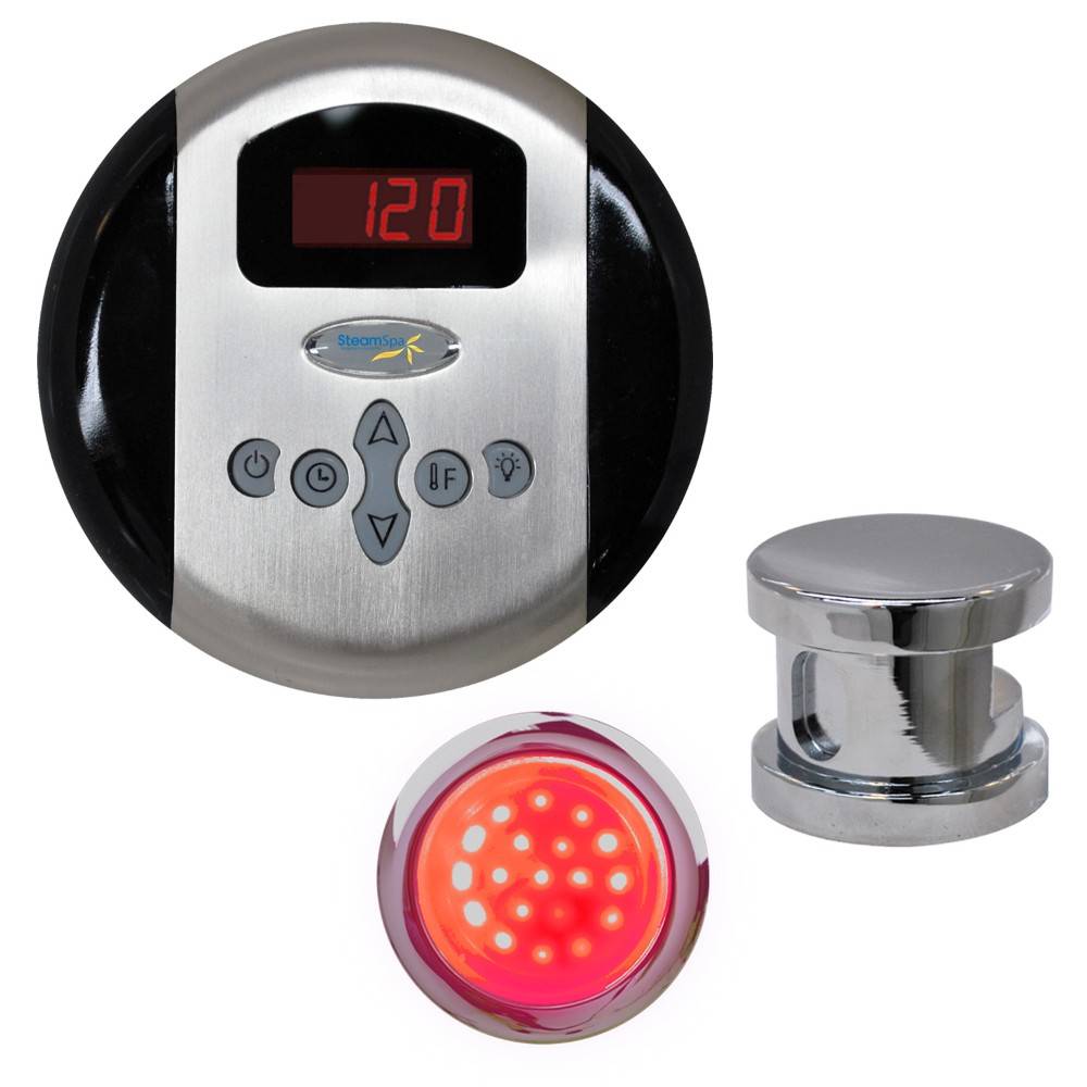 SteamSpa Indulgence Control Kit in Chrome INPKCH
