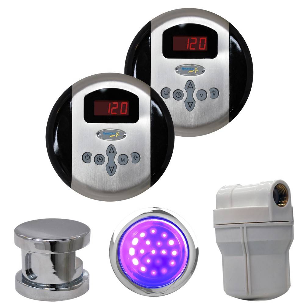 SteamSpa Royal Control Kit in Chrome RYPKCH