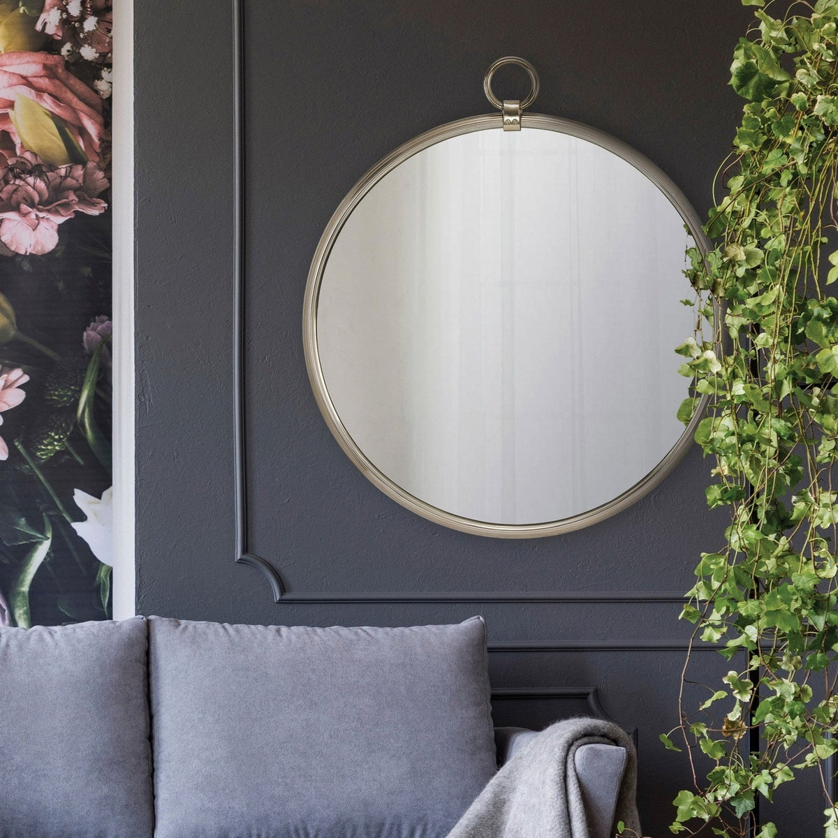 RenWil Fiona Round Mirror NDD22M033