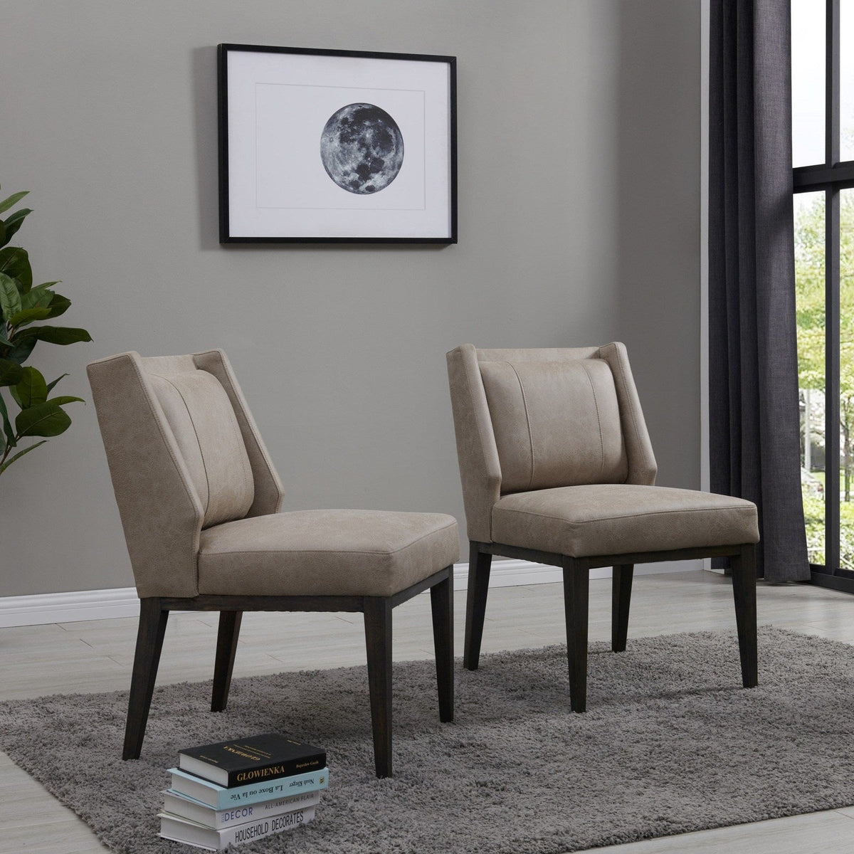 New Pacific Direct Ethan PU Leather Dining Chair 9900034-278